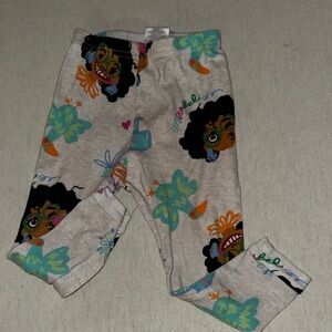 Kids Size 2T Pajama Bottoms with Fun Cartoon Print.